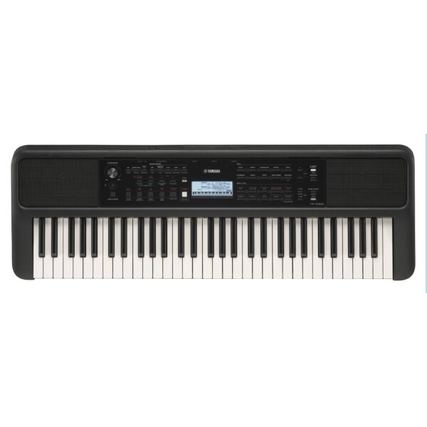 TECLADO YAMAHA PSRE-383 CON ADAPTADOR + BASE + ESTUCHE